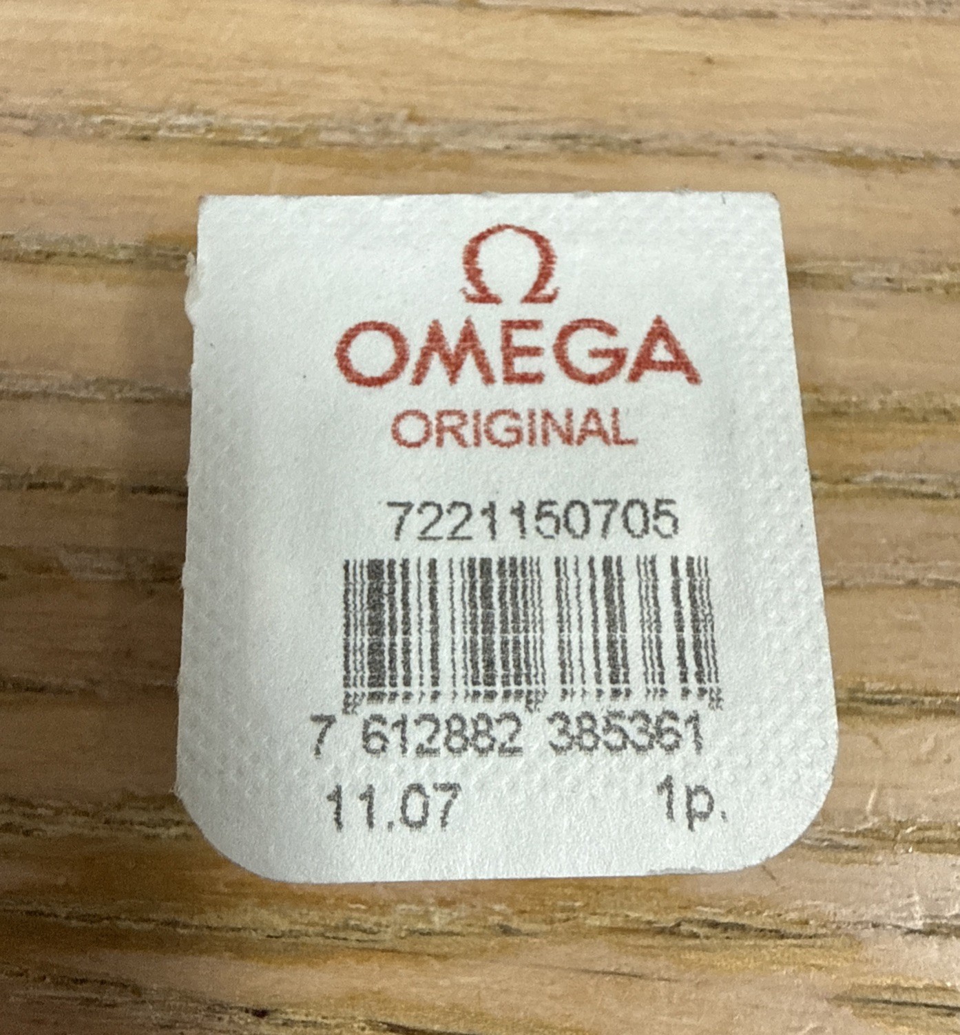 Genuine Omega 1150 705. Escape Wheel New Sealed
