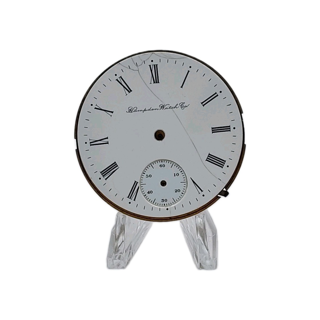 Hampden Champion 16s Movement Sunk Dial Enamel Pocket Watch Parts M2069