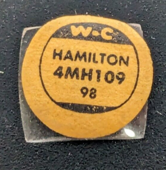 NOS W-C Watch Craft Mineral Glass Domed Crystal – Hamilton 4MH109 – 10.9 x 9.8MM