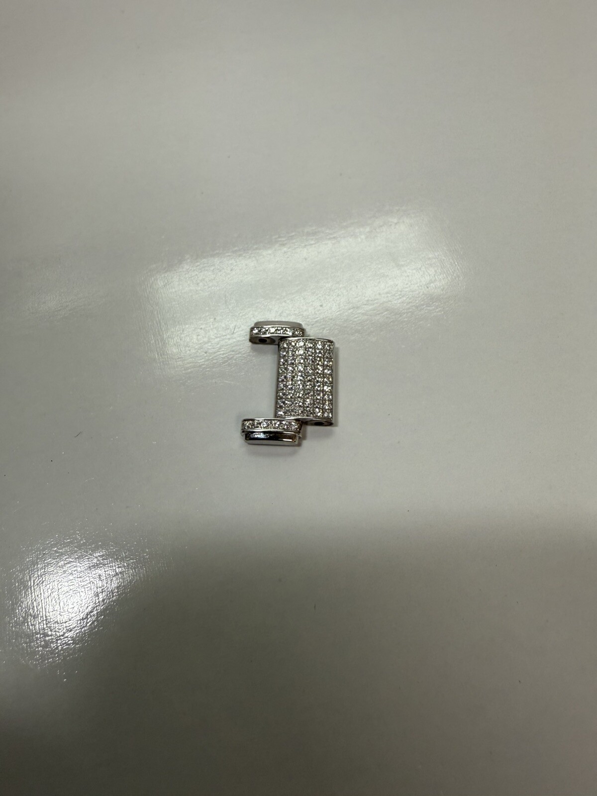 Patek Philippe 18k White Gold Pave Diamonds For Twenty 4 24 Ref 4909, 18.5mm