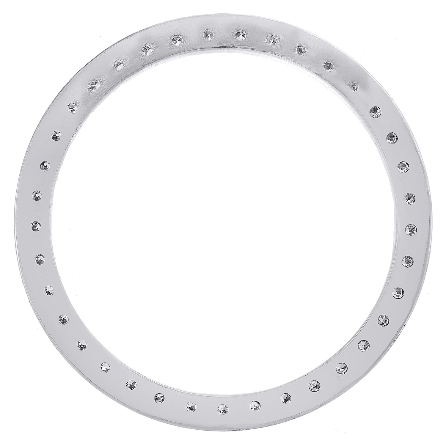 Custom U-Cut Bead Diamond Bezel For Rolex DateJust Midsize 31mm Watch 1.65 CT