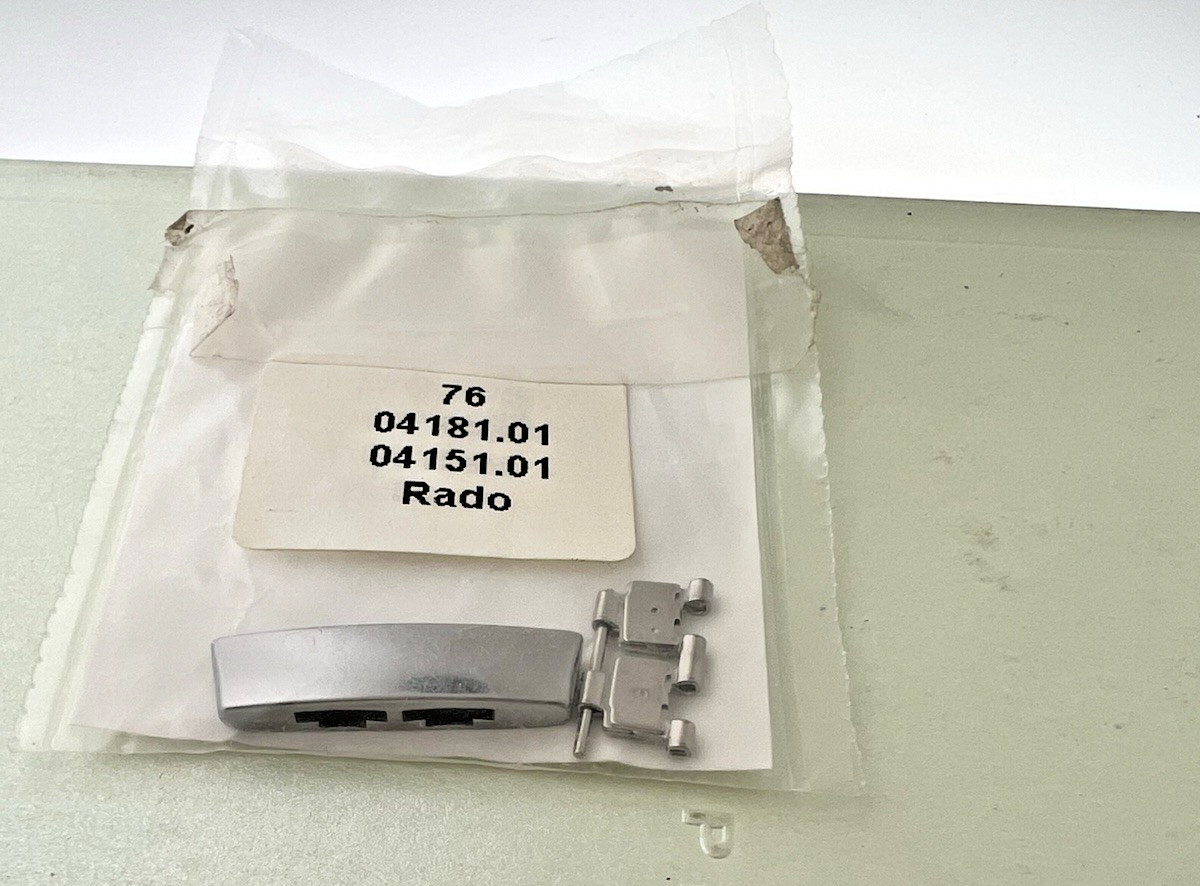 RADO ORIGINAL Watch Link 20mm GREY CERAMIC SINTRA SWISS MADE SEALED OEM