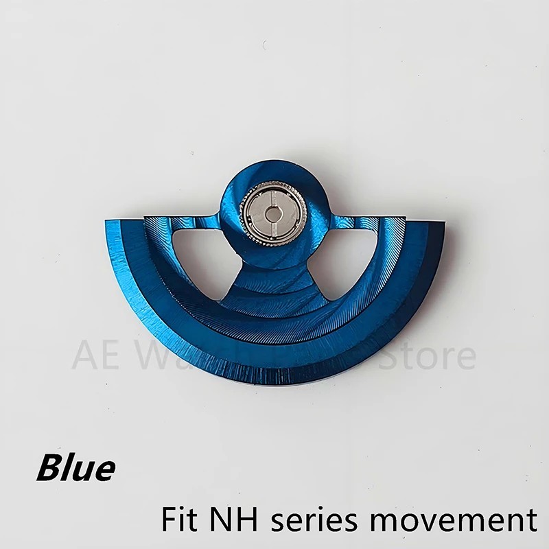 Blue NH35 NH36 Watch Rotor Replacement Modification Accessory Movement Parts