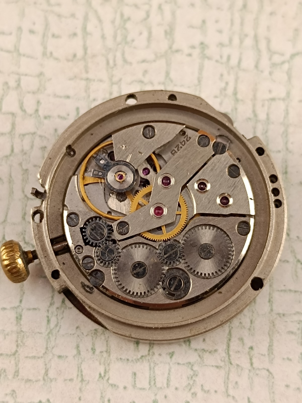 9 Vintage Soviet Mechanical Watch Movements Mixed Lot USSR For Parts Repair