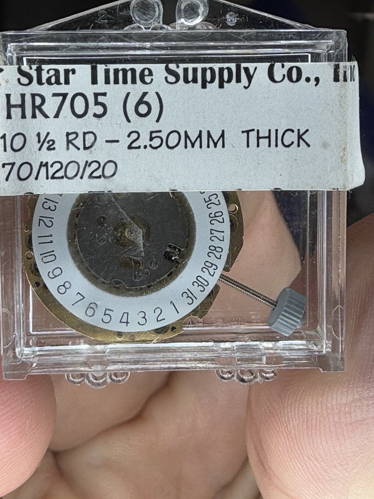 NOS Harley Ronda Quartz Watch Movement Lot 4 HR762 HR763 HR705 HR515 Repair Swss