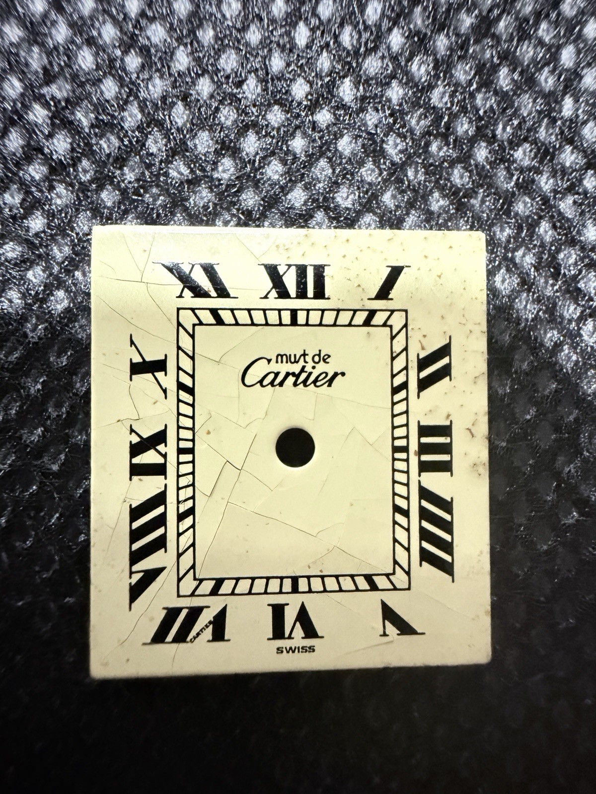 Pre-owned Cartier Dial 17.2×15.5mm Sand Color Part Only