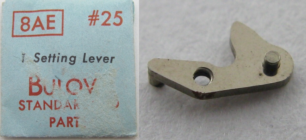Bulova 8AE 8AC … watch parts setting lever #443