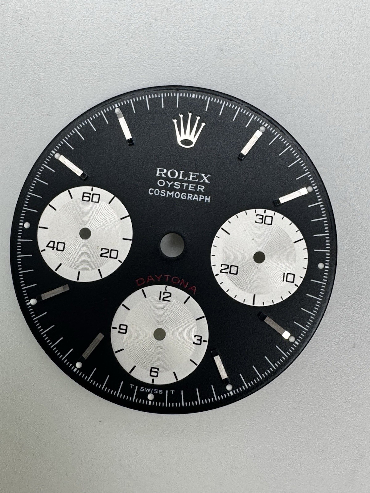 Rolex Daytona Black Service Dial For 6263 6265 Big Red Cosmograph