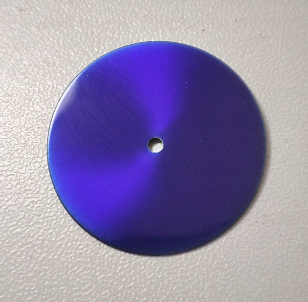 Watch Dial blue 27.5mm 27.mm Round 762 x2 dials
