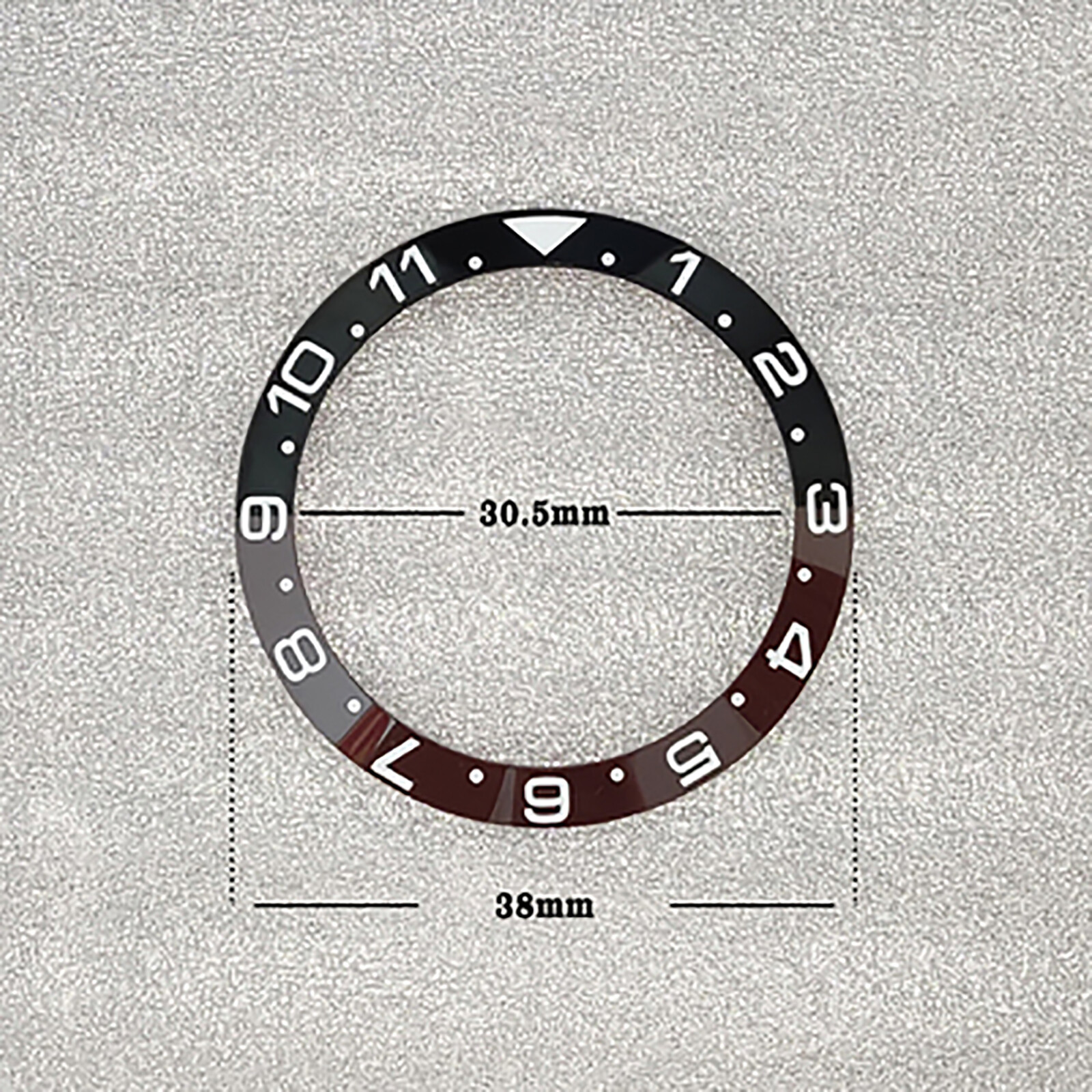 Ceramic Bezel Insert Ring Diameter 38MM 30.5MM for 40MM Su-bma-riner Watch Case