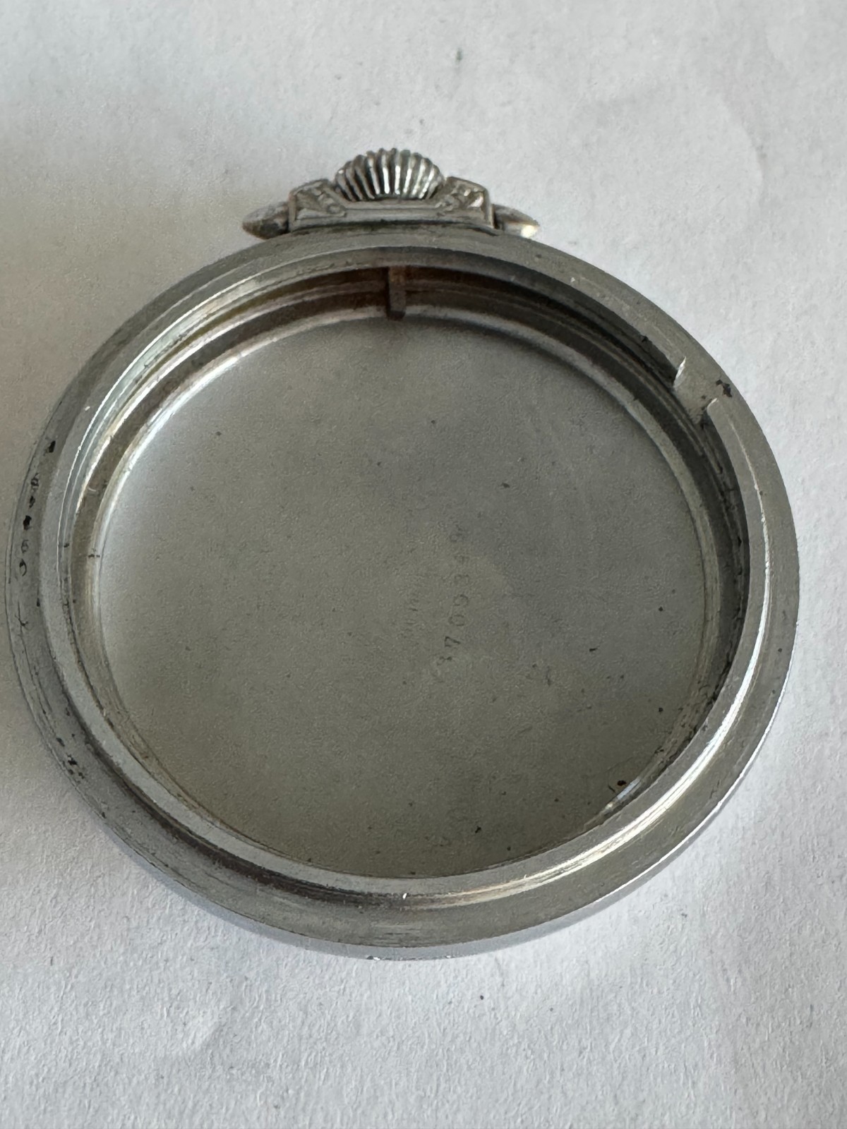 VINTAGE 18 SIZE DEFIANCE POCKET WATCH CASE PENDANT & LEVER SET