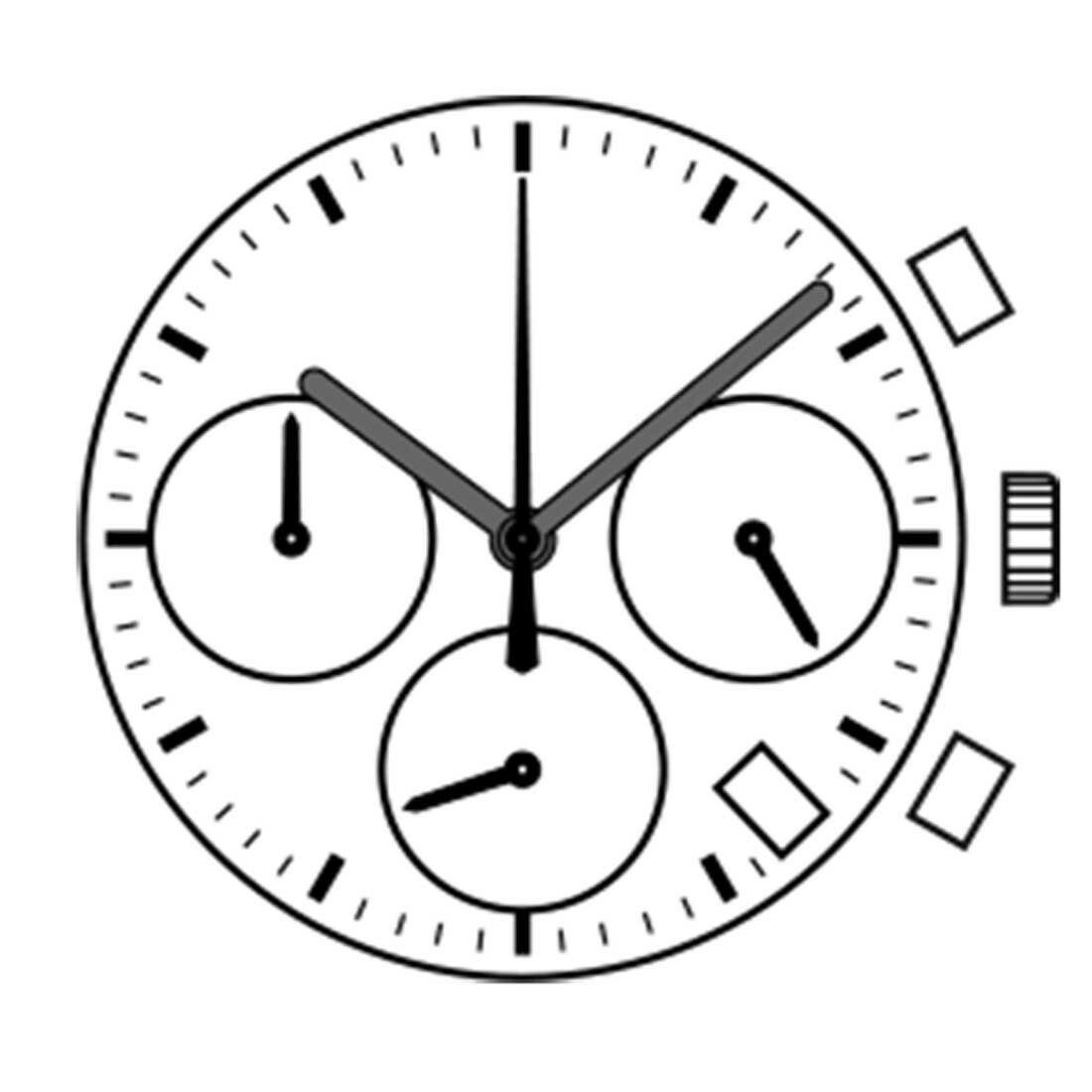 VK63A Watch Quartz Movement Replacement For Seiko Miyota VK63 Watch Parts