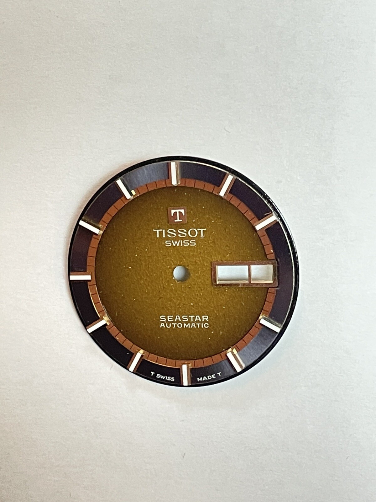 Tissot Seastar Automatic Dial In Brown And Gold 28,5mm