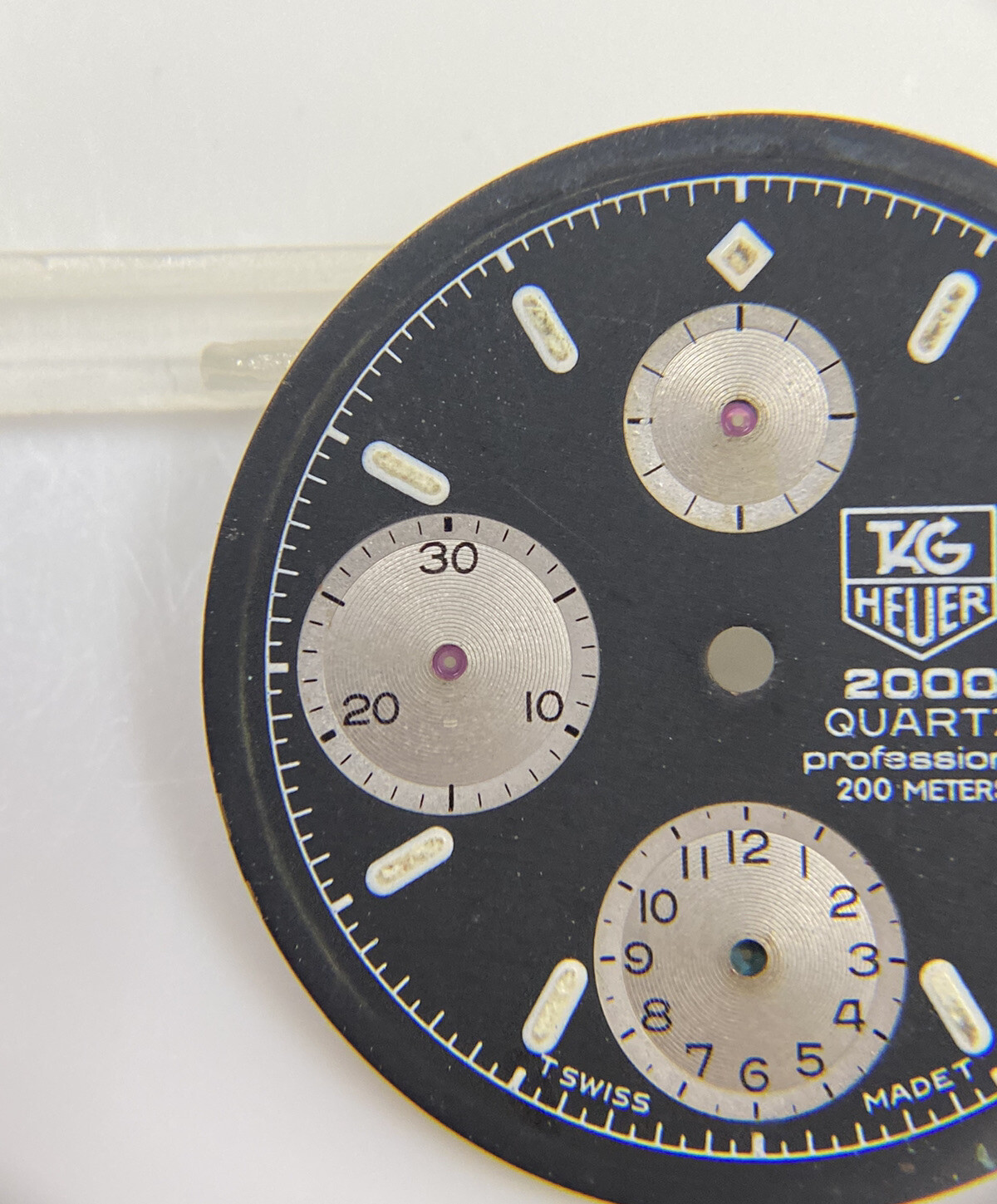 Original Tag Heuer 2000 Quartz Black Dial 262.006
