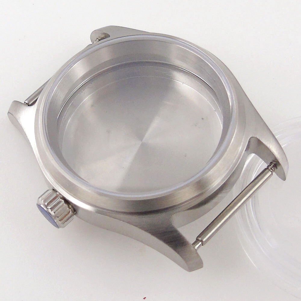 36mm Pilot Stainless Steel Sapphire Watch Case 29MM Dial Fit NH35 NH36 ETA 2824