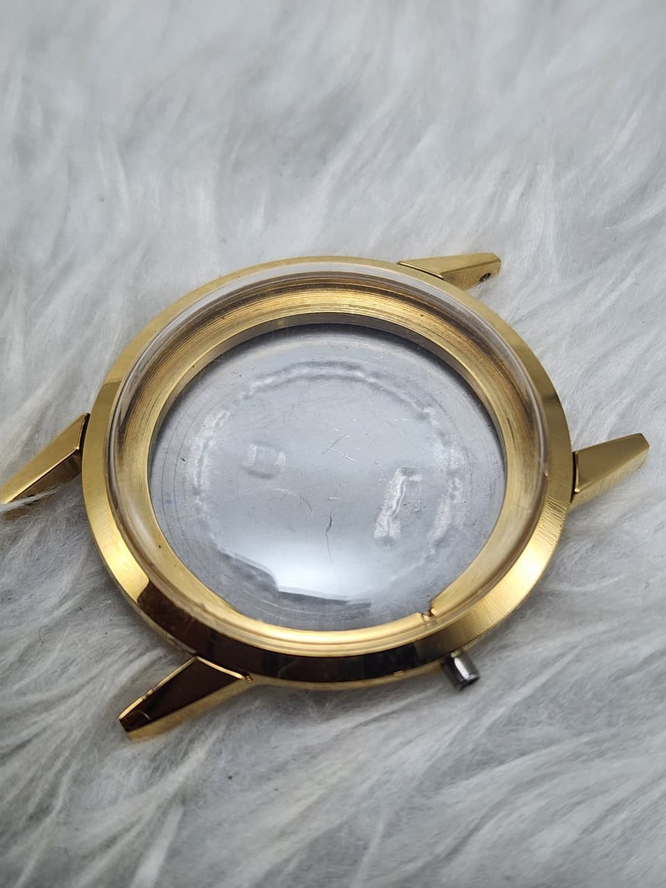 HMT Sona Watch Case Only Stainless Steel India Shock Resistant Replacement Part5