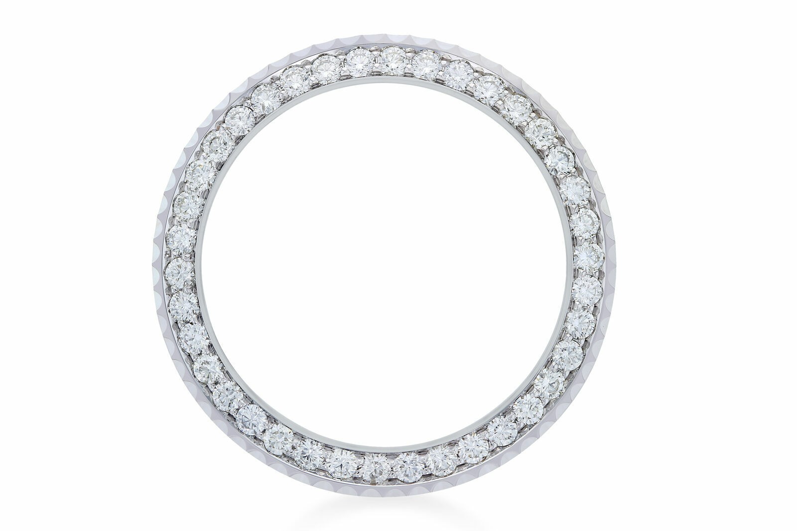 3CT BEAD NATURAL DIAMOND BEZEL 18KW ROLEX SUBMARINER 16610 16800 116610 116619