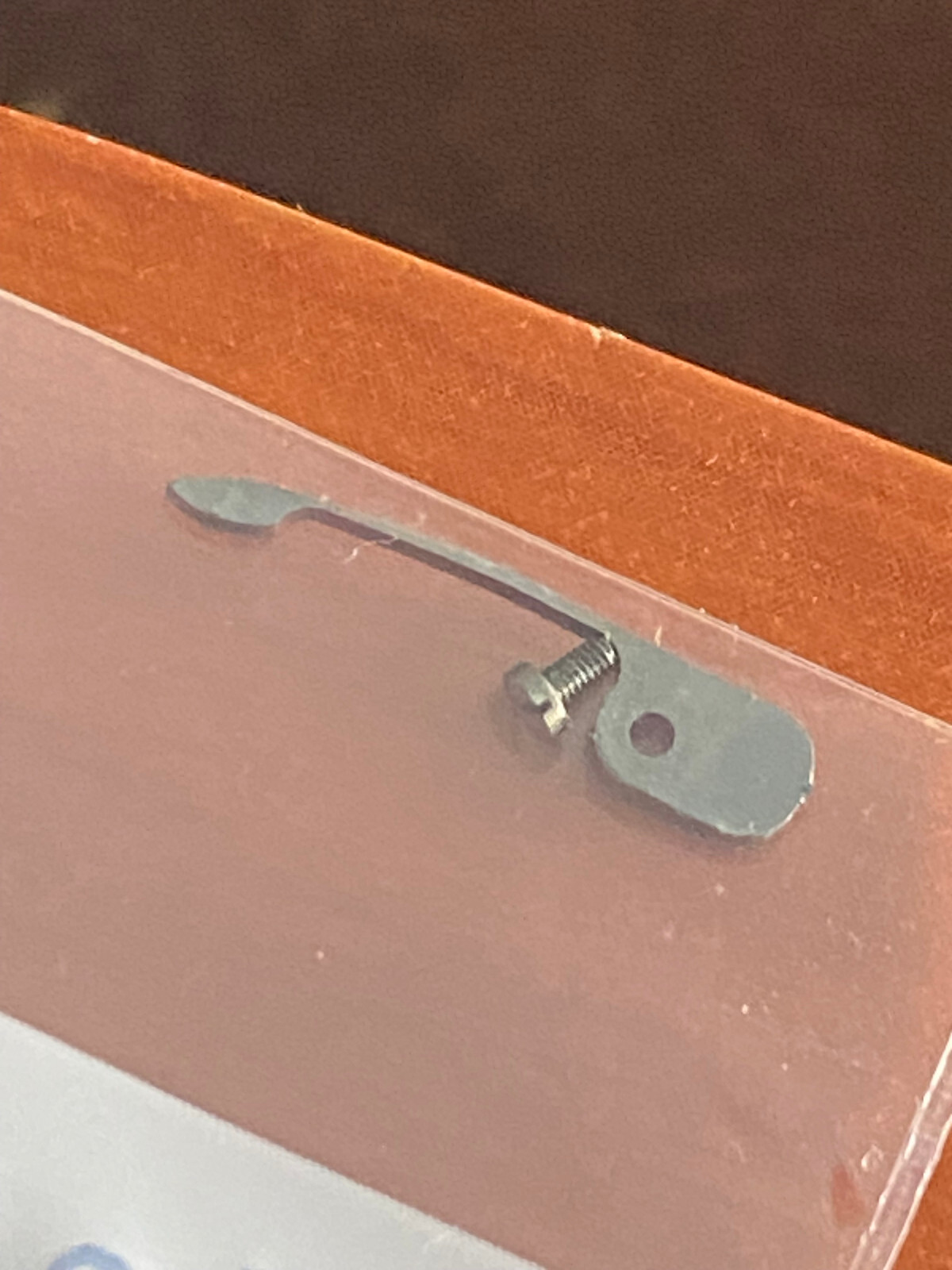 VINTAGE CLUTCH LEVER-SPRING W/SCREW FOR 16 SIZE HAMILTON GRADE 970 971 21 JEWEL
