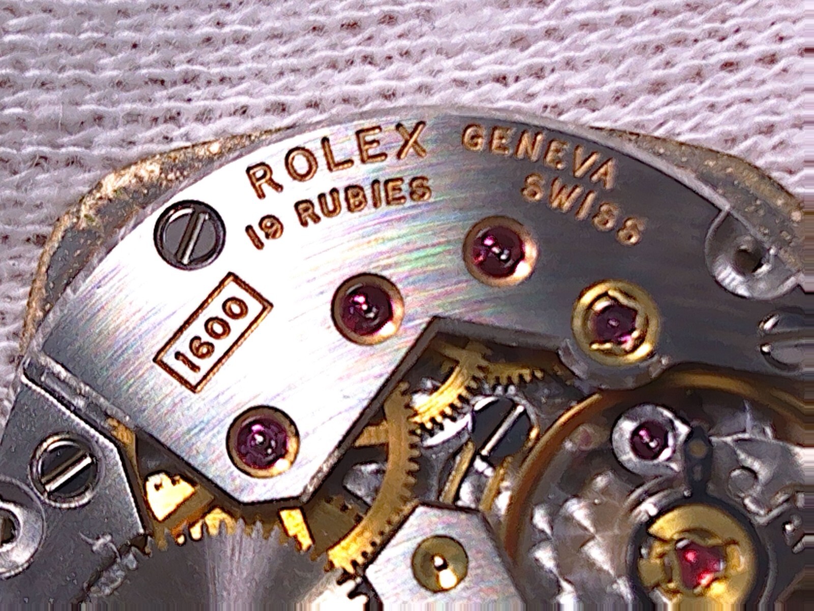 ROLEX Cellini Champagne Cal. 1600 Movement & Dial