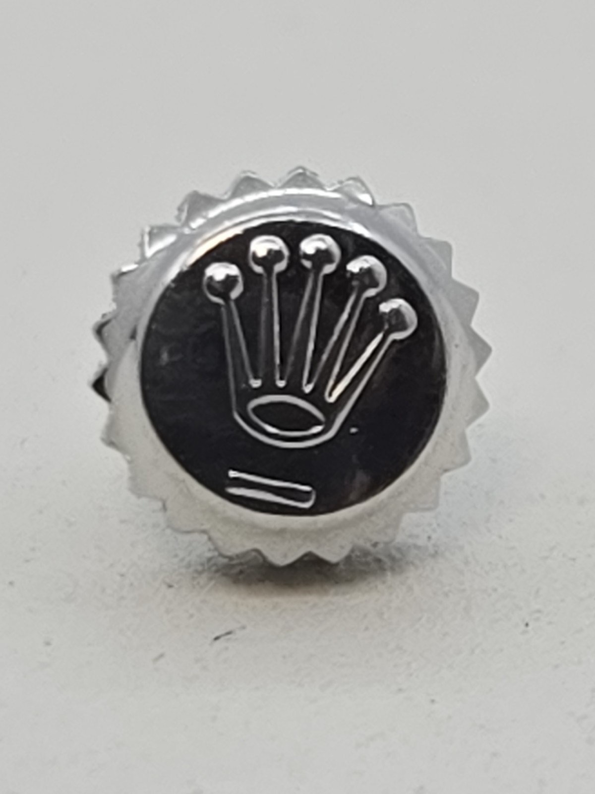 Rolex Crown 6mm , 24 604 0 , Stainless Steel, AAA Condition ,