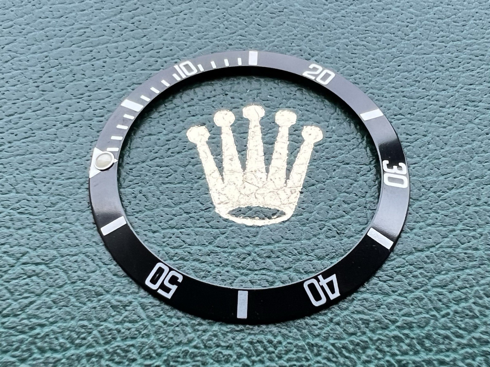 Rolex Submariner Date 16613 16803 16808 16618 Black TRITIUM Bezel Insert #1459