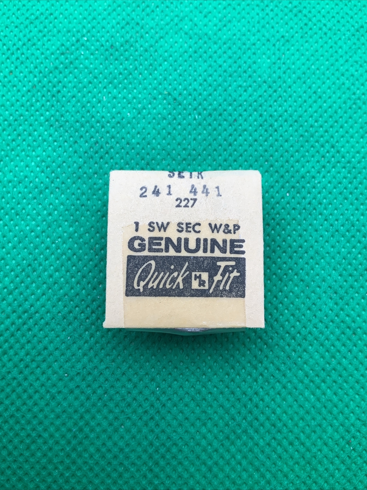 Quickfit For Seiko 241 441 Fourth Wheel, 241441, Sealed, NOS