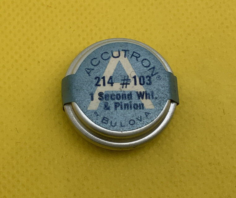 Accutron By Bulova 214 #103 Second Wheel And Pinion. Sealed. NOS