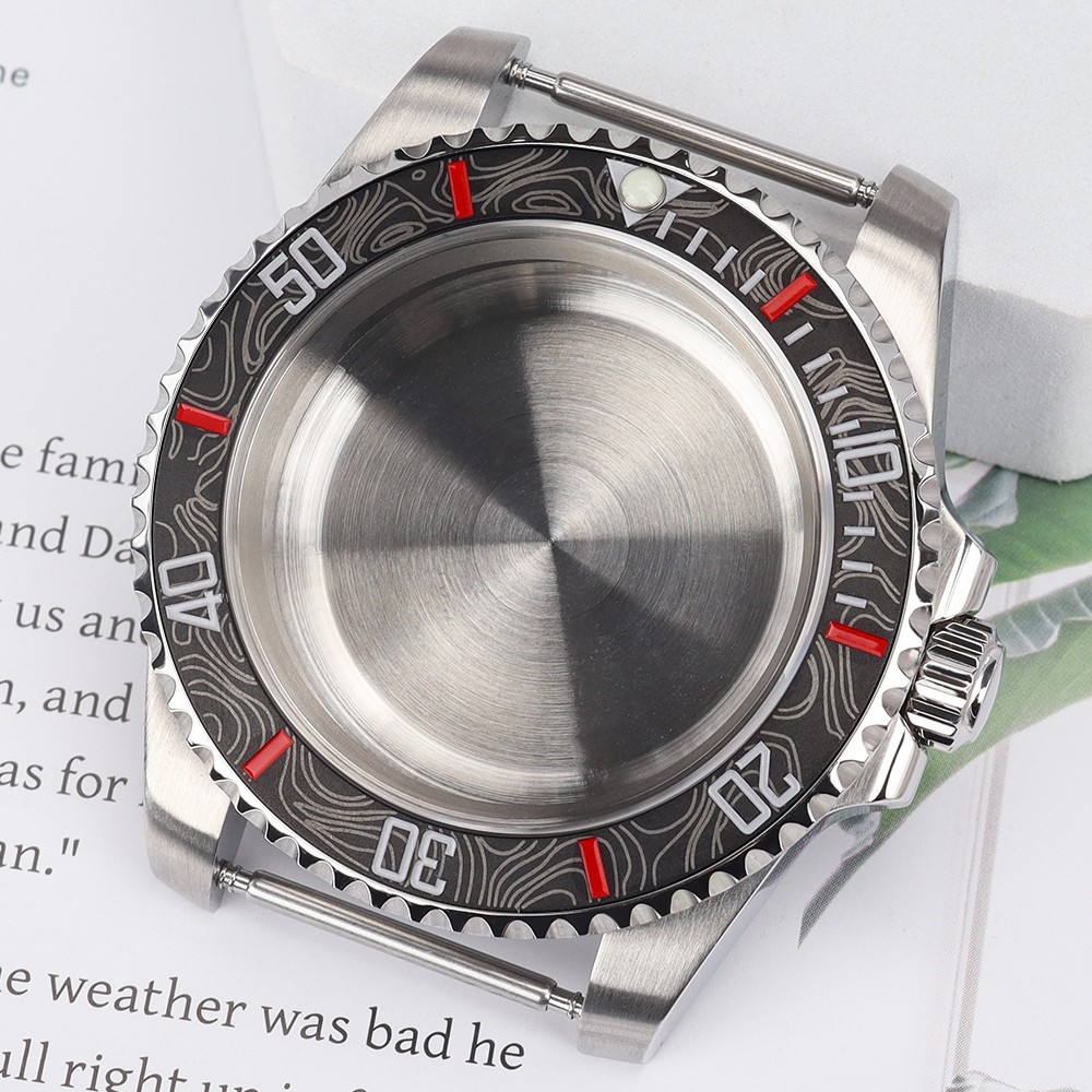 Sapphire Crystal NH35 Watch Case 40mm Steel For NH35 NH34 NH36 NH38 28.5mm Dial