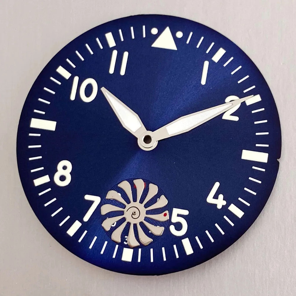 Tandorio 42mm Hand Winding 6498 ST3621 Watch Case Stainless Steel Sapphire Glass