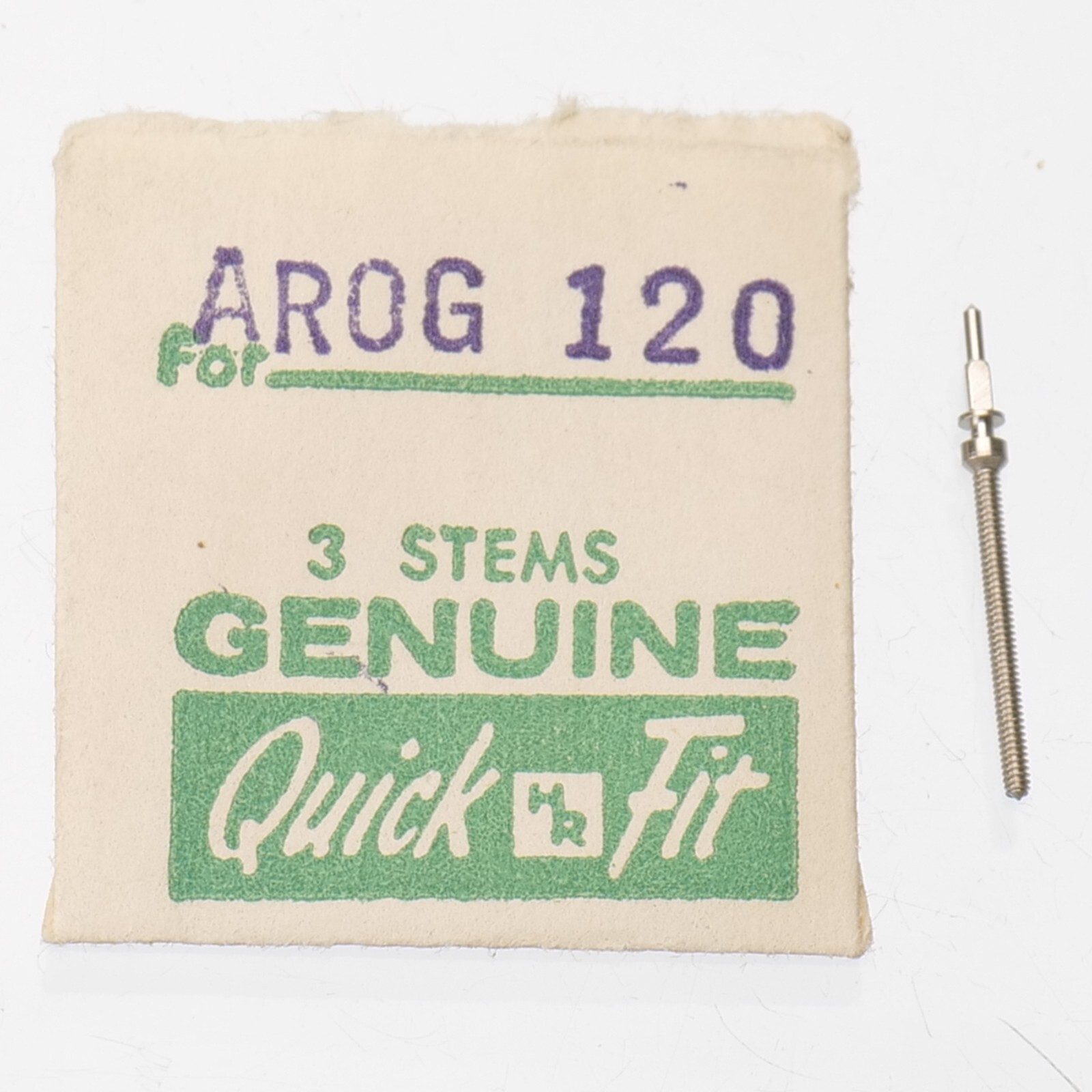 Arogno 92, 120, 128 Watch Winding (1) Stem Part Bestfit 200/128 New Old Stock