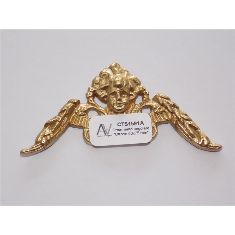 Frieze Corner Ornament Pendulums 50x75mm Brass Clock Corner Decoration Brass