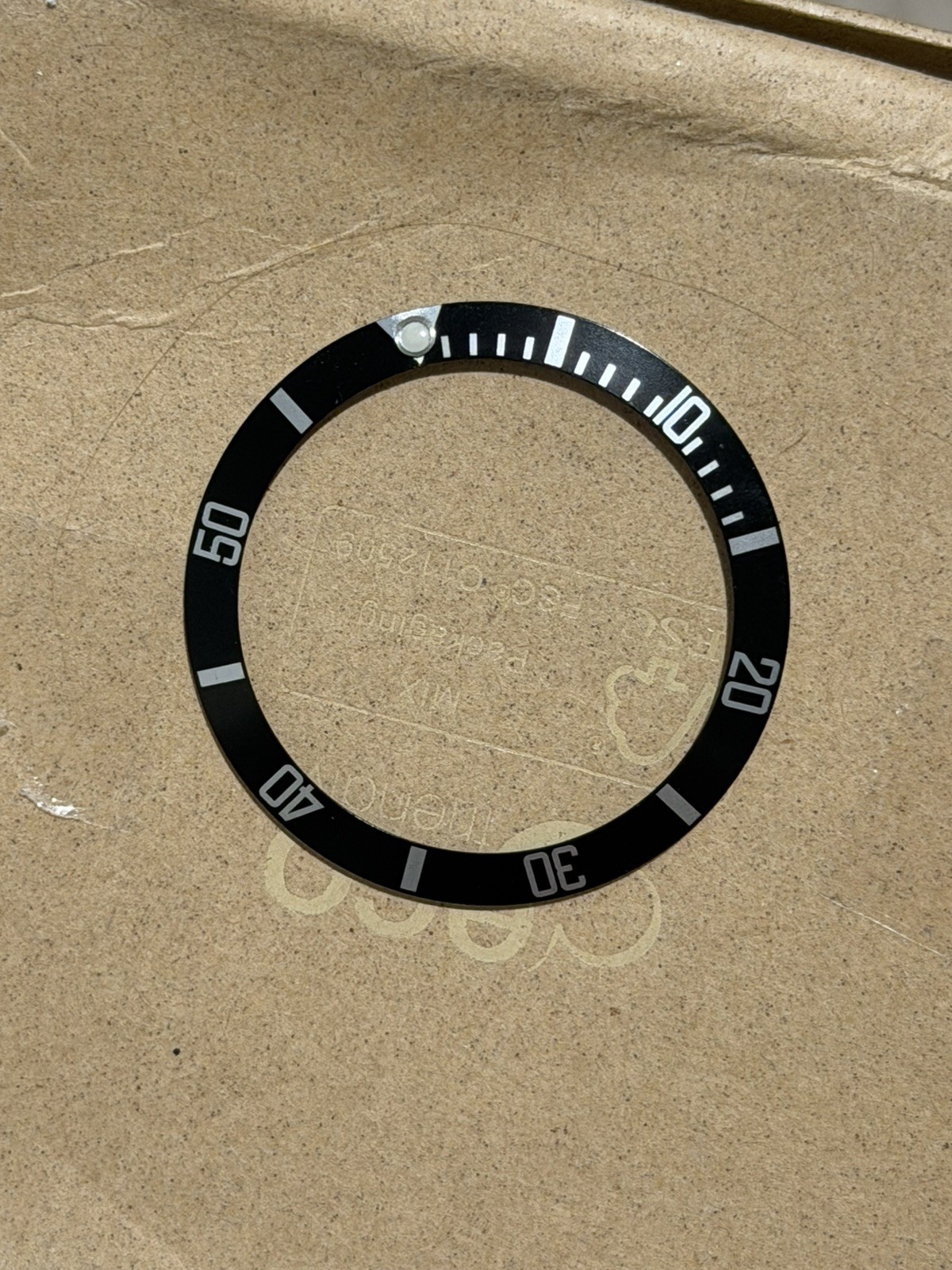 Genuine Rolex Submariner 16610 16800 168000 Black “Pointed 4” Watch Bezel Insert