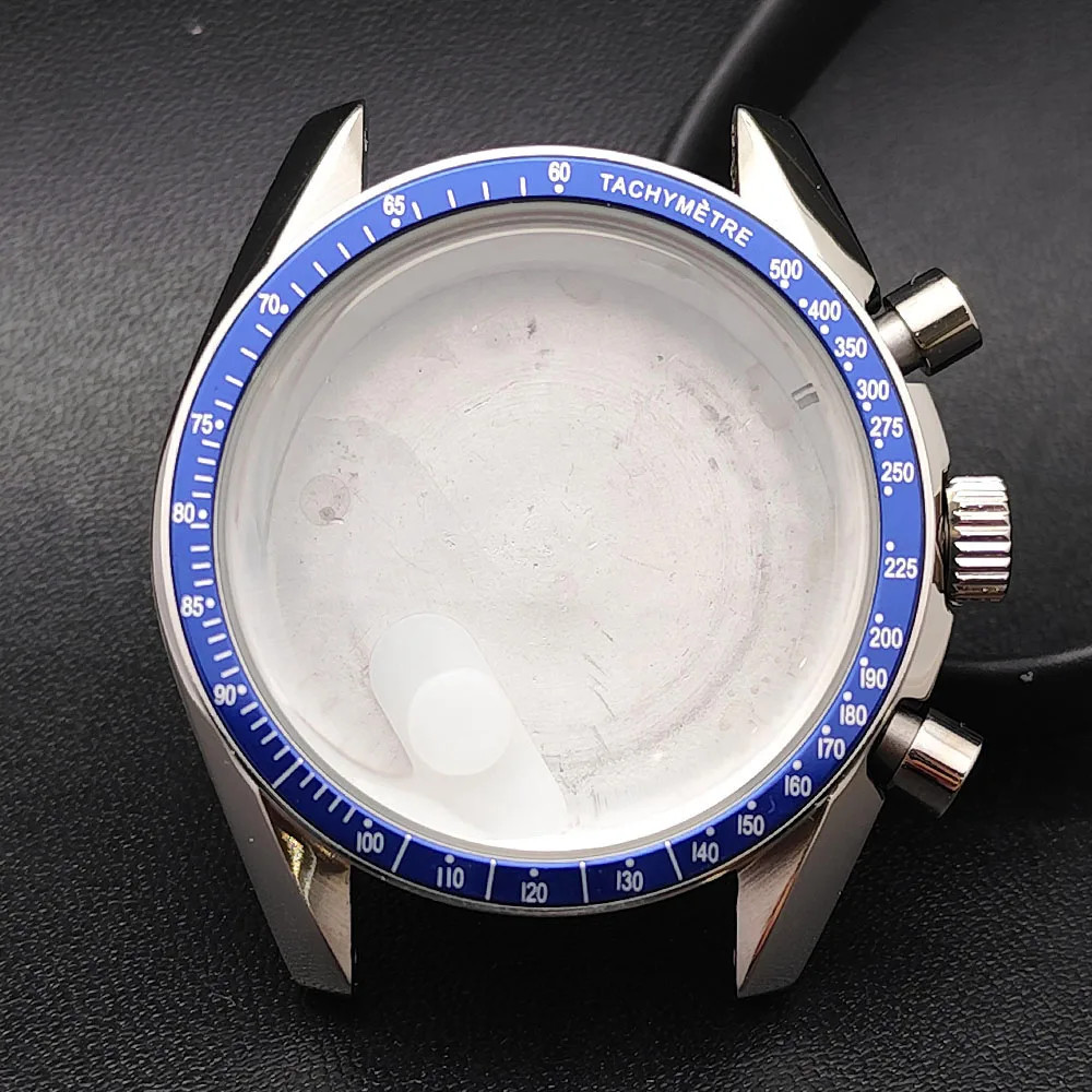 39.7Mm Men’S Watches Metal Case FIT VK63 Movement Watch Case Accessories Sapphir