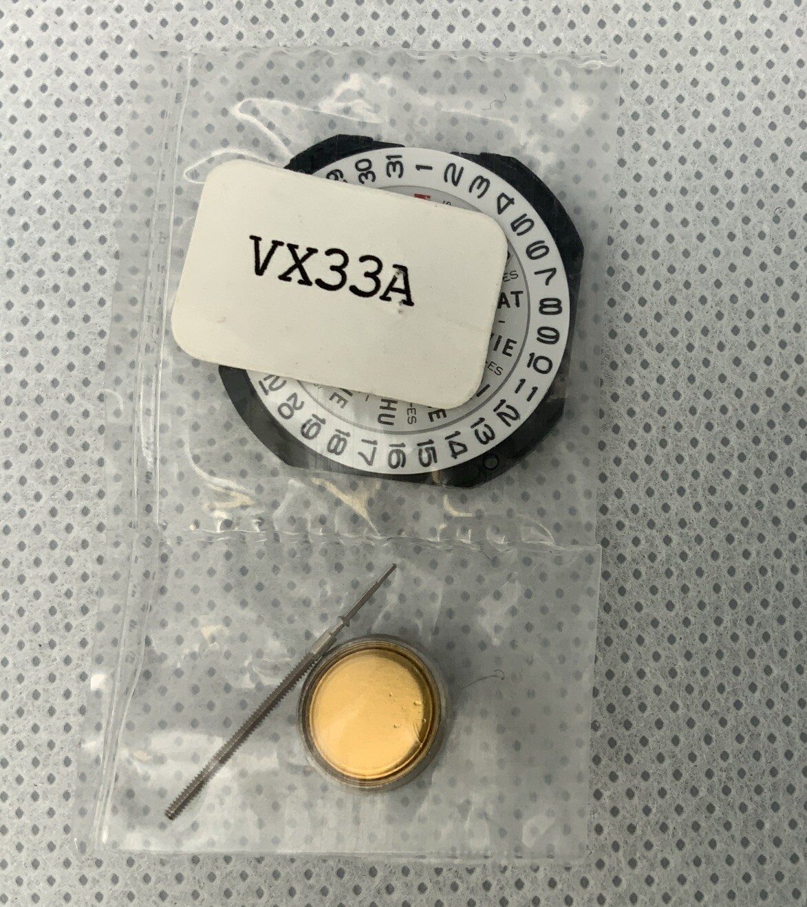 NEW Seiko VX33E Quartz Watch Movement. Date @ 3