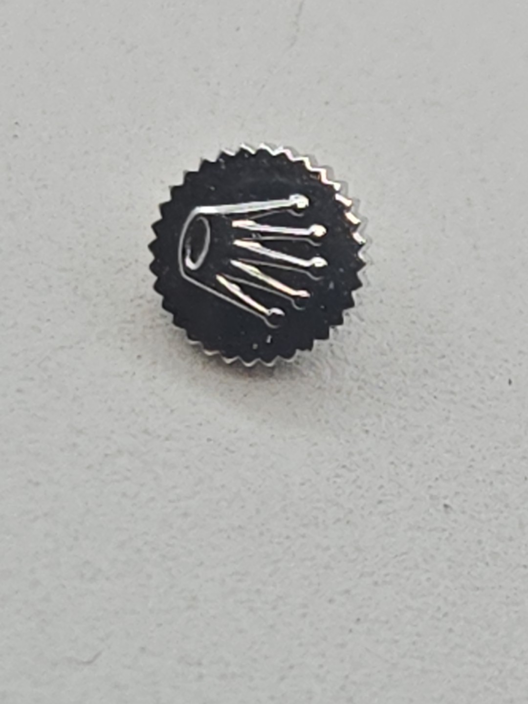 Rolex Crown 3.80mm , White Gold ,1401,1400, Cellini ,New old Stock