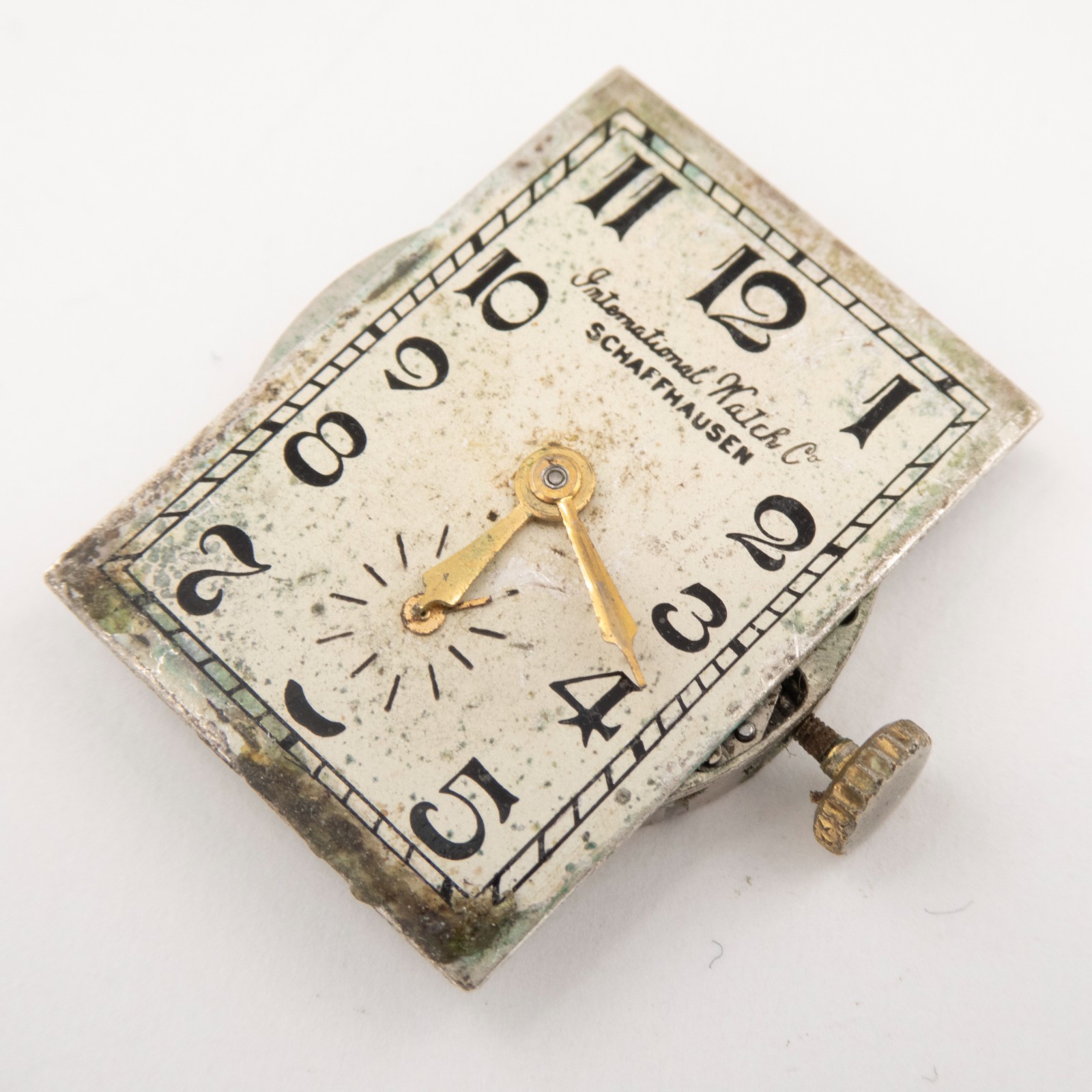 Vintage International Watch Co. IWC 19.7 x 4.7 mm Wristwatch Movement, Runs