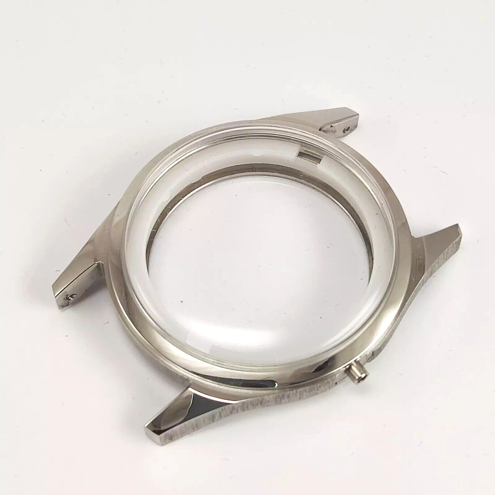 HMT Mechanical Wrist Watch Parts Transparent Glass Back Stainless Steel Case A1+