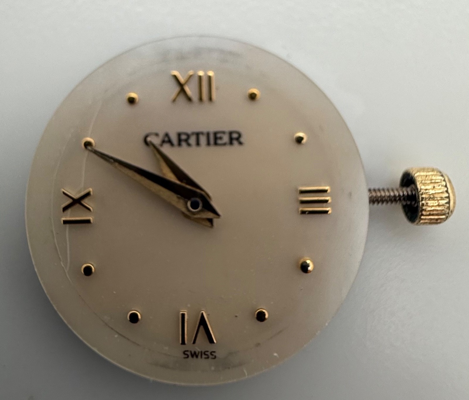 Genuine Cartier Cal. 976.001 Swiss Quartz Movement Working