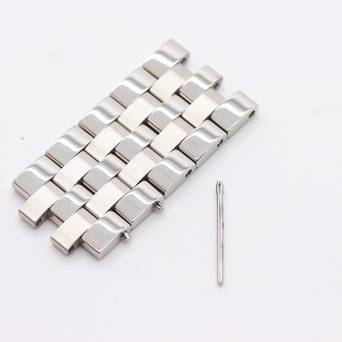 Genuine Bulova 96A320 Bracelet 5 Links Silver 17mm Men