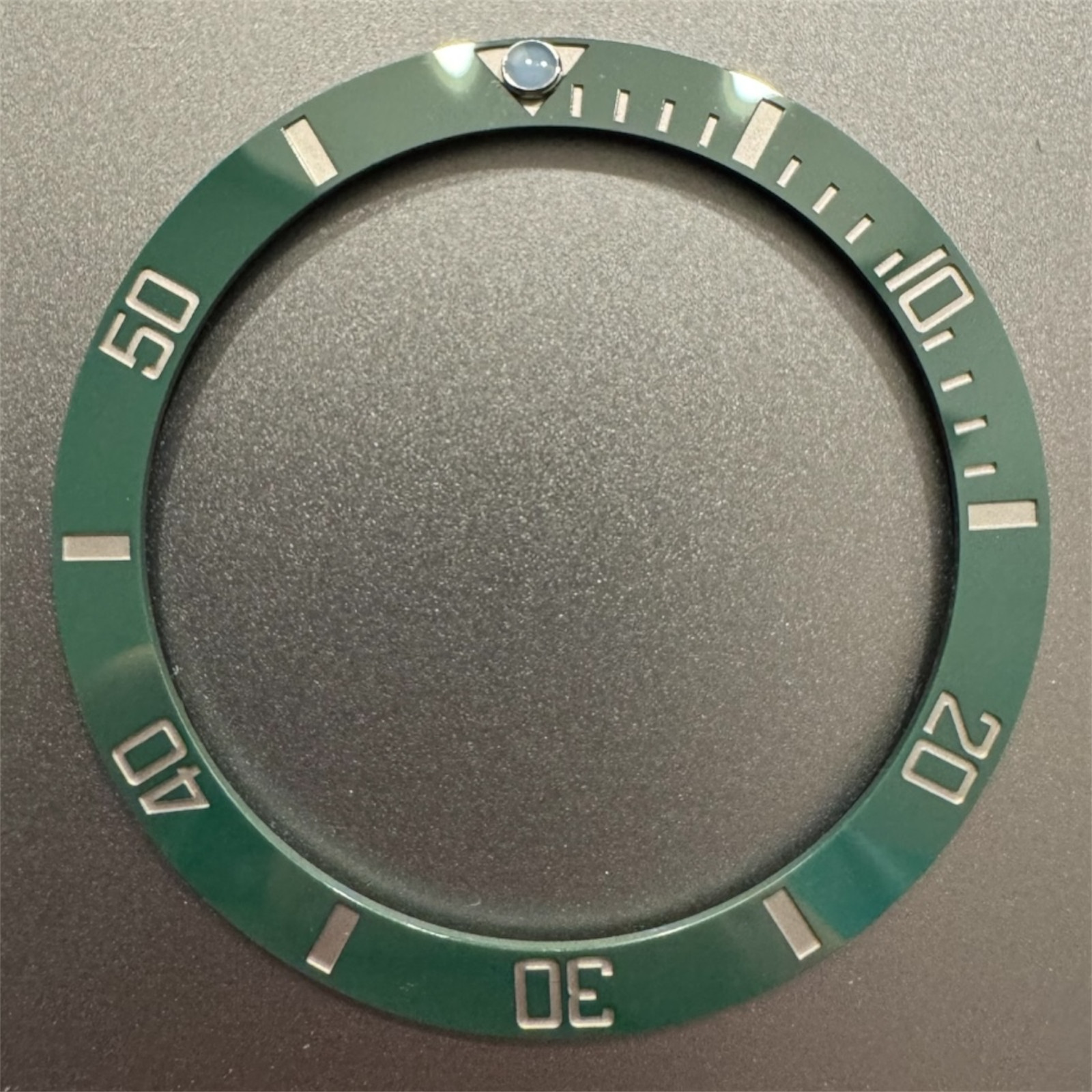 Custom Made Green Watch Bezel Insert Fits Submariner 40 mm Rolex Hulk 116610LV