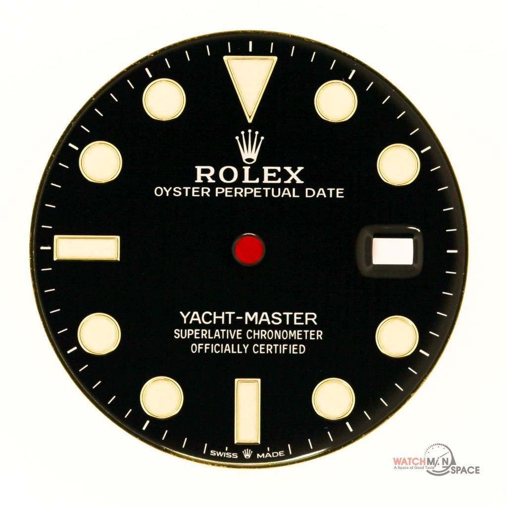 Original Men’s Rolex Yacht-Master 42mm Oysterflex 226658 Black Dial 18KY #B47