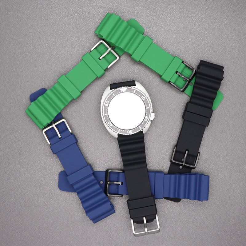 22mm Seiko Series Rubber strap SKX 009 Skx007 For Seiko 5 turtle high-quality