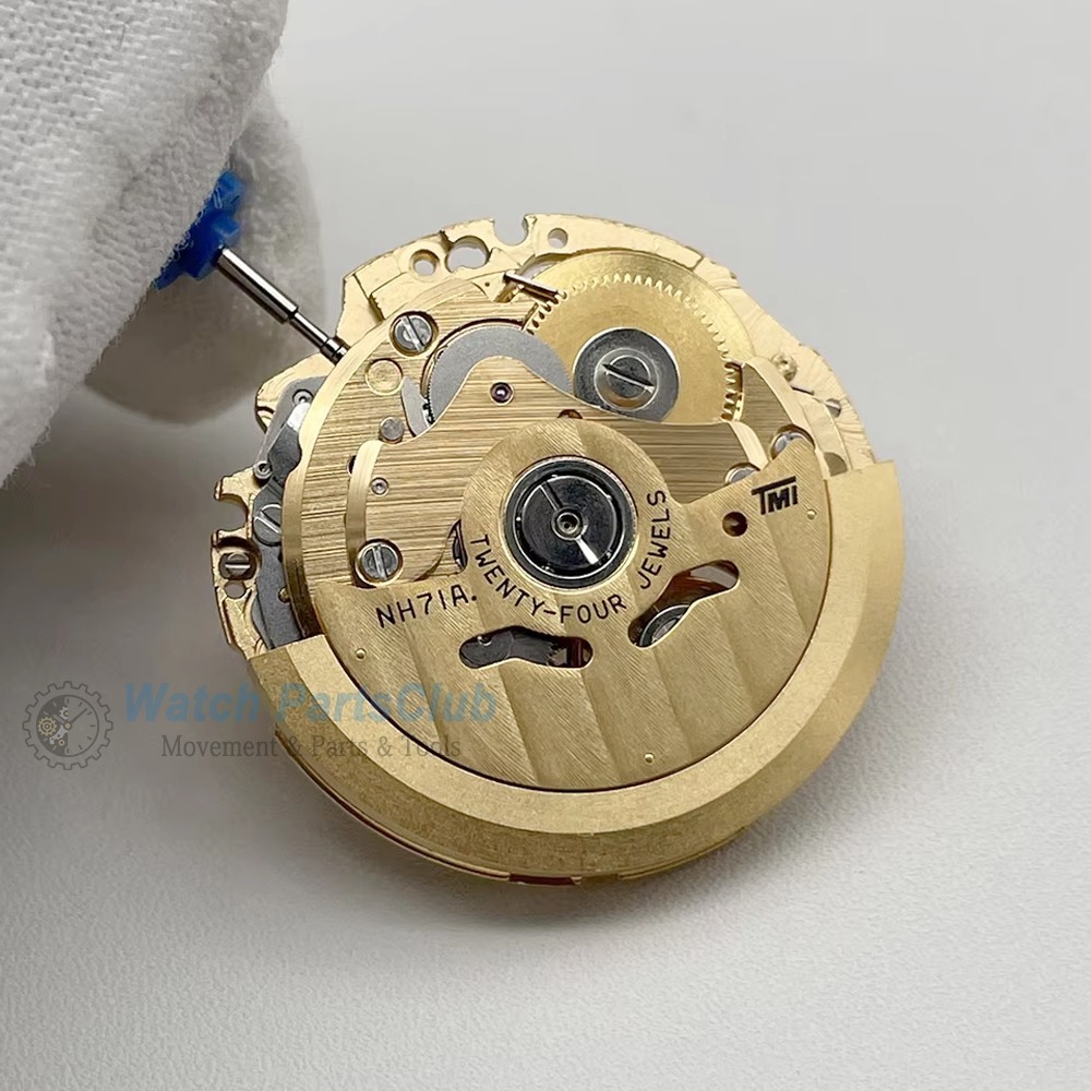 Japan NH71A Automatic Movement High Accuracy 24 Jewels 21600 bph With fixed ring