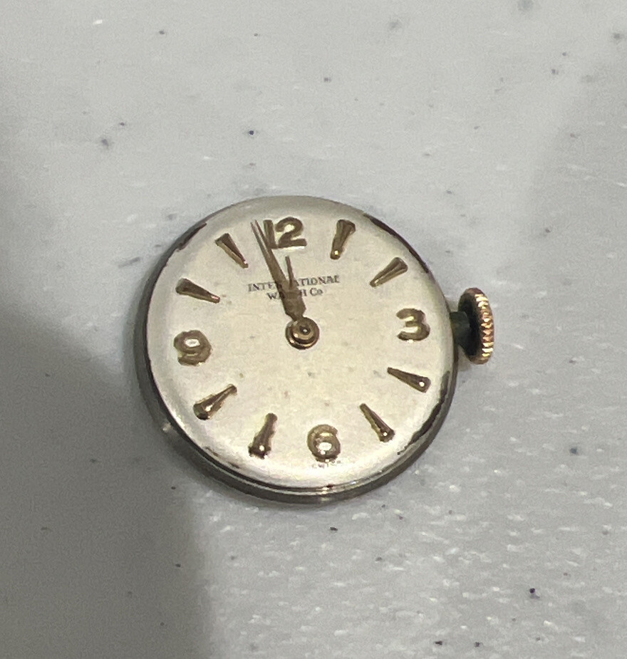International Watch Co. Movement Ladies Authentic Original Working Running