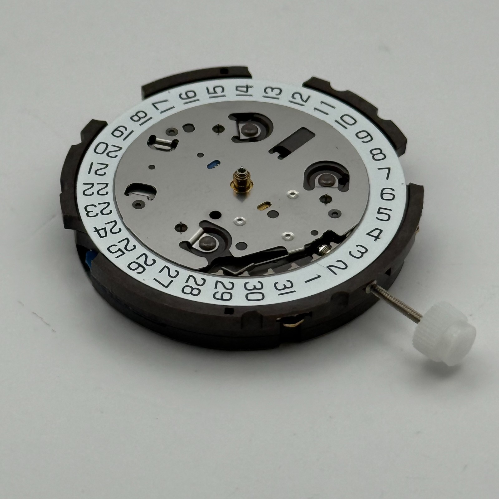 ETA G10.211 Watch Movement Quartz 4 Jewels Swiss Date Parts Untested 31.6mm