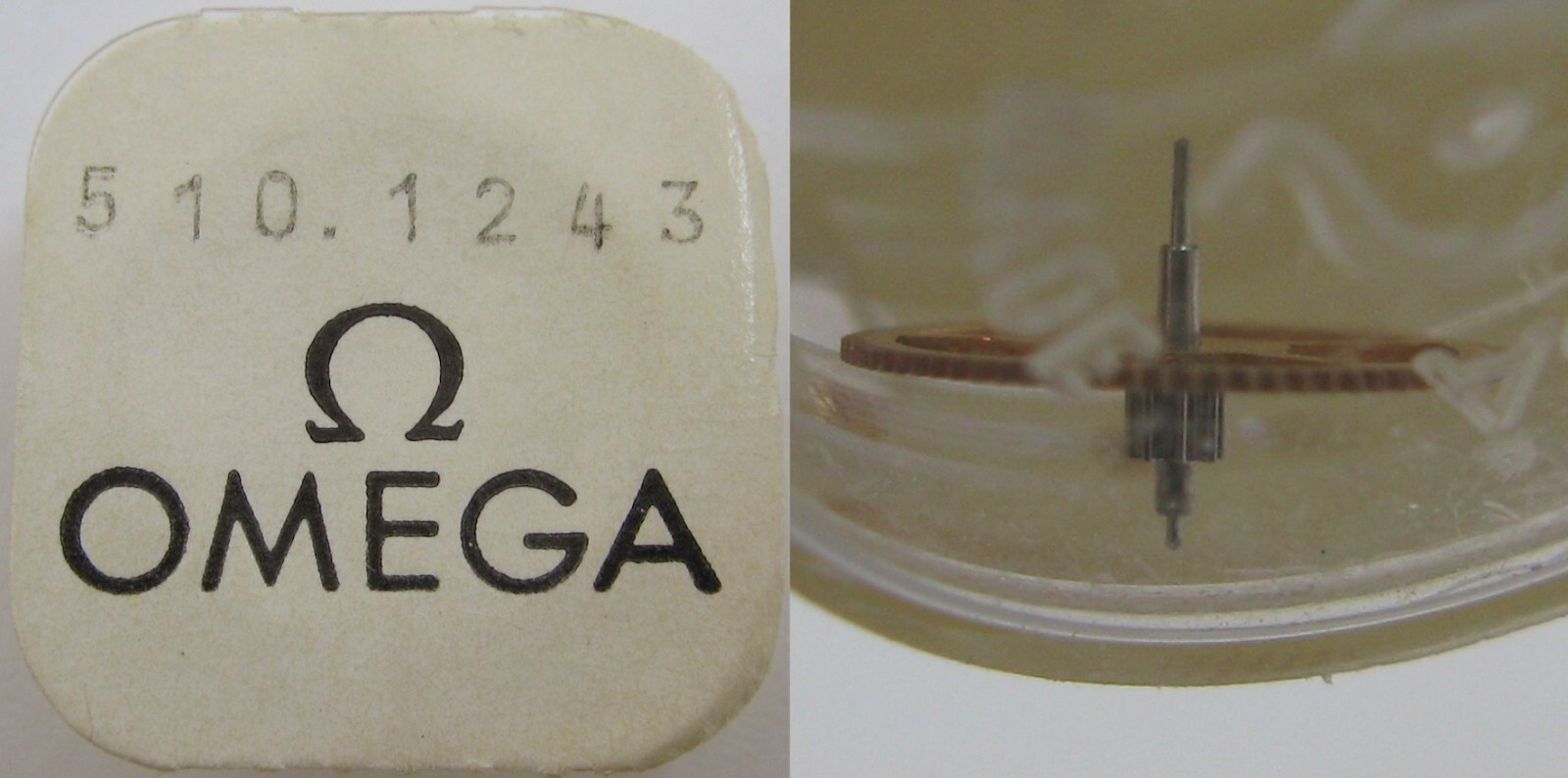 Omega Watch 510 4 th. wheel one long pivot #1243