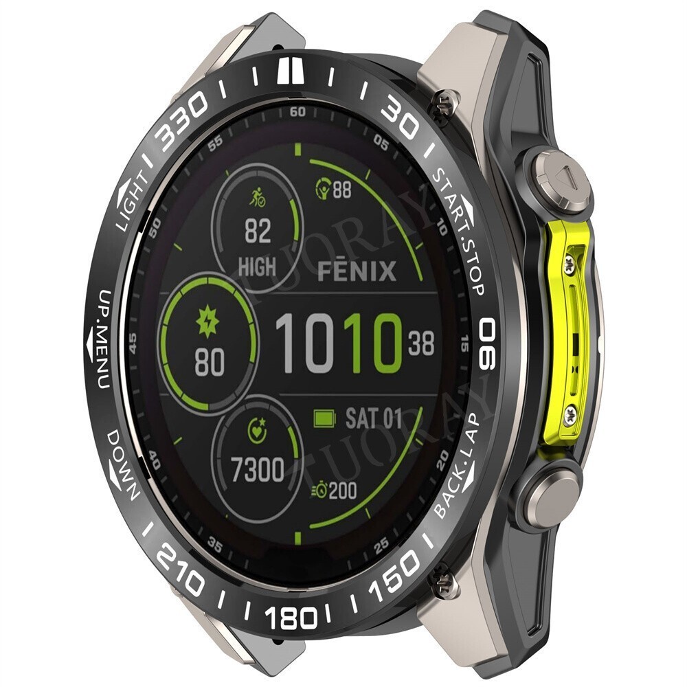 Bezel Frame Ring Metal Watch Case Cover Bumper For Garmin Fenix 8 43mm 47mm 51mm