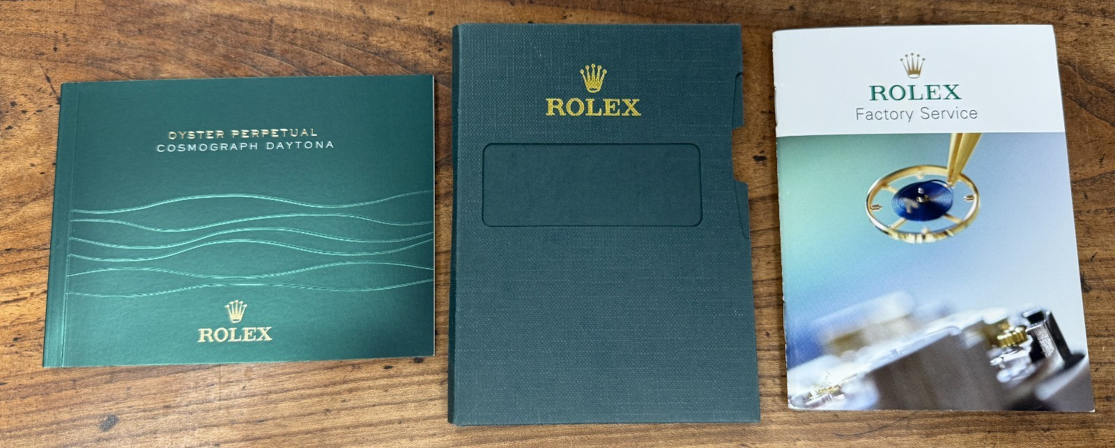 Genuine Rolex Daytona Booklet with Service Booklet Packet