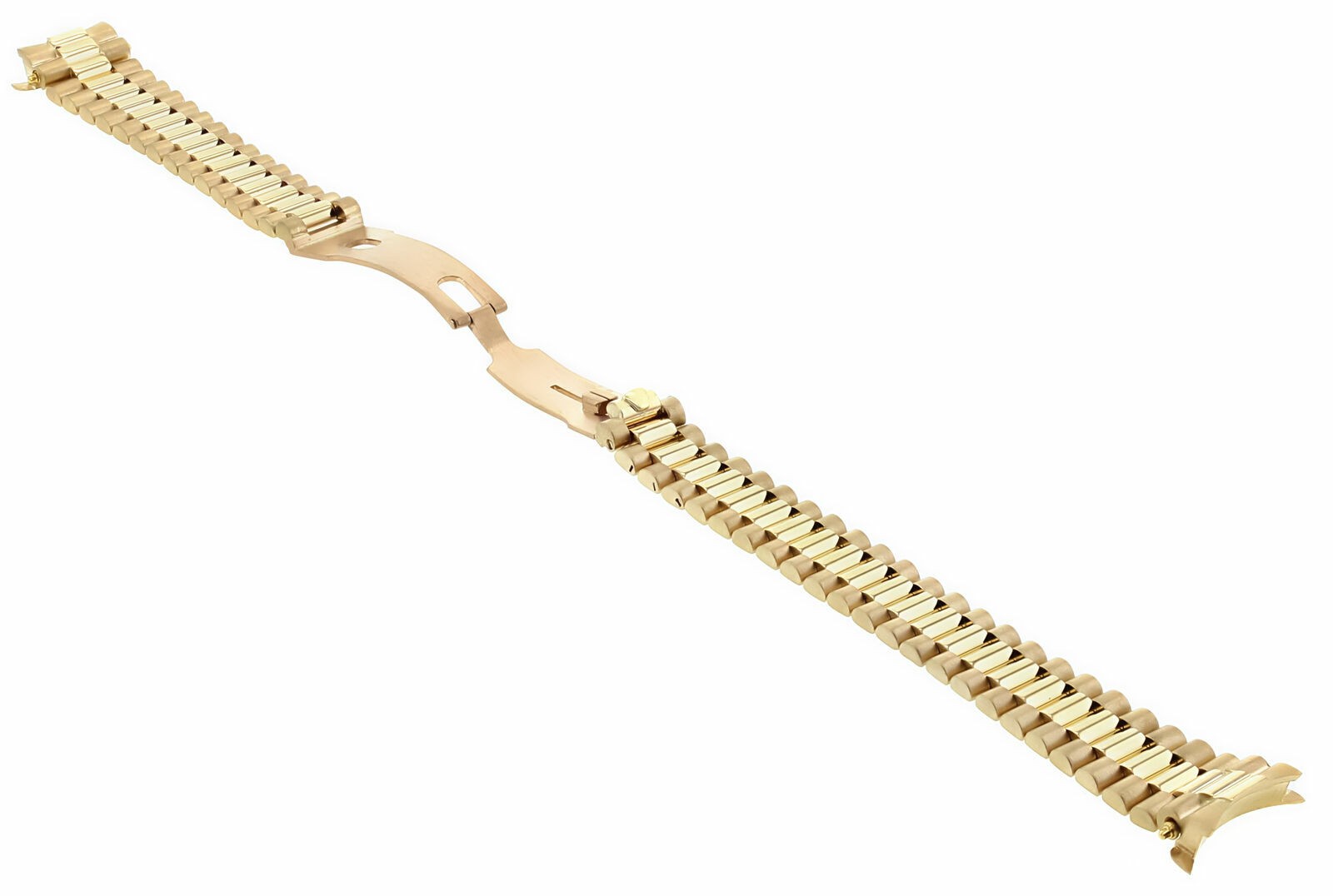 18K YELLOW GOLD PRESIDENT WATCH BAND STRAP FOR ROLEX 26MM 76188, 76198, 77518