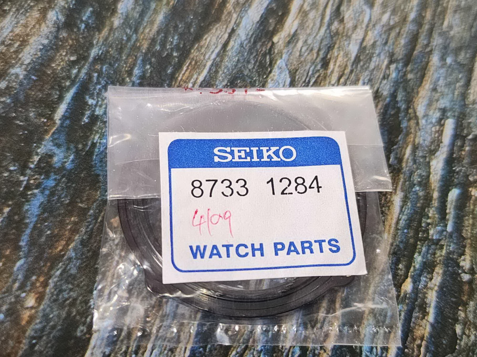 Rare Nos ORIGINAL SEIKO BEZEL DIVER PARTS 8733 1284 Sportura 7L22-0AS0 snl043p2